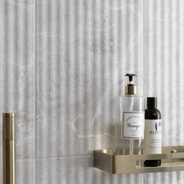 Grey matt ceramic marble tiles for walls and floors