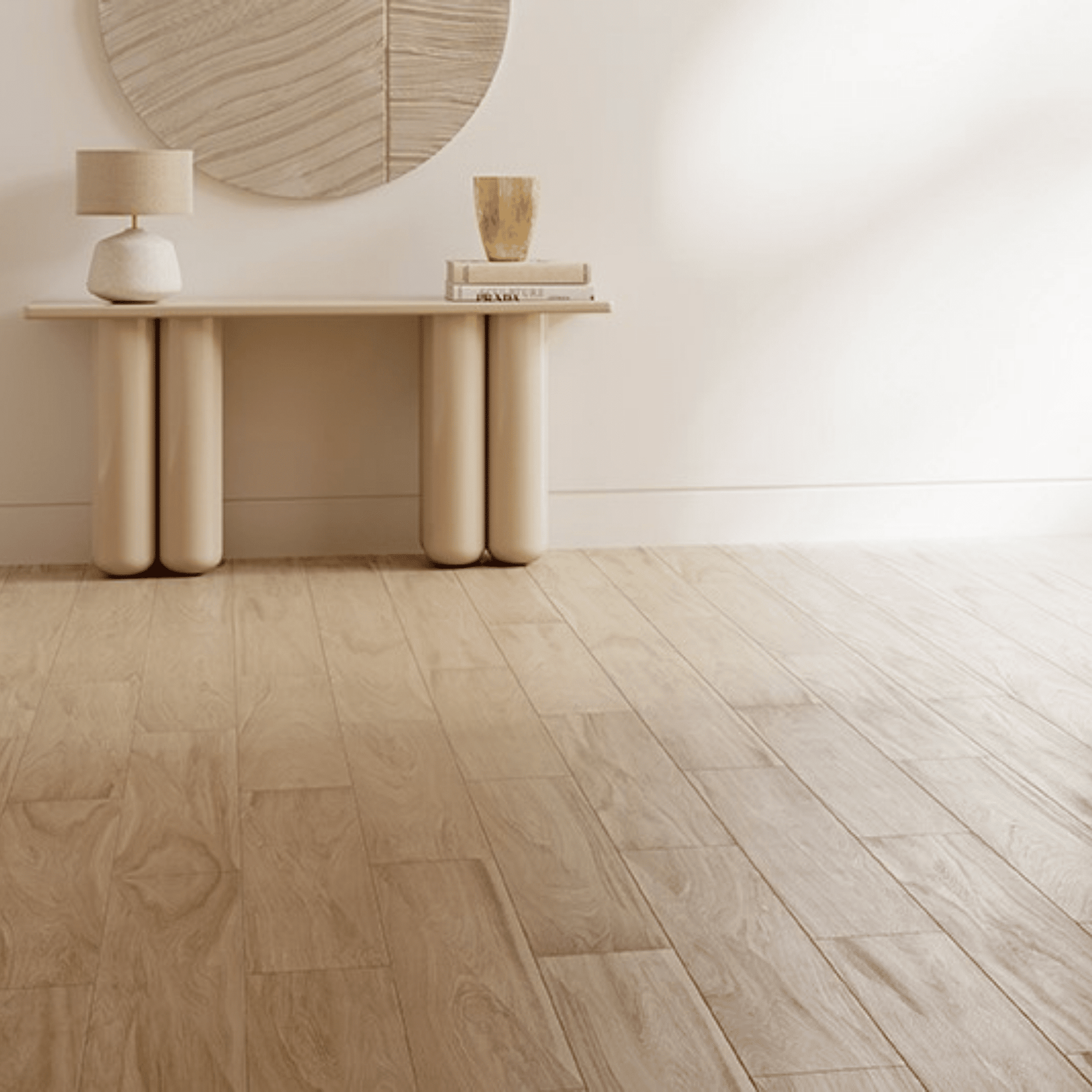 Aland Honey porcelain floor tile in brown