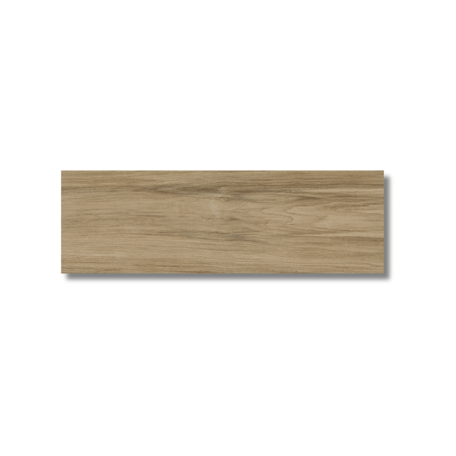 Aland Honey wood effect porcelain tile wall