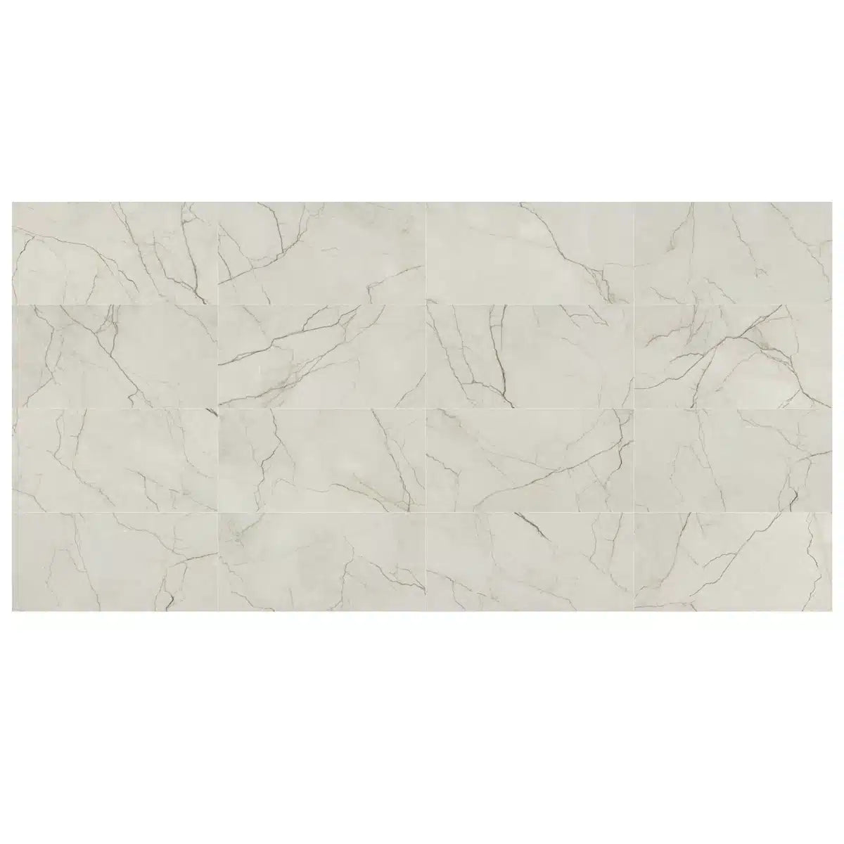 Amboise white matt marble tile for modern interiors