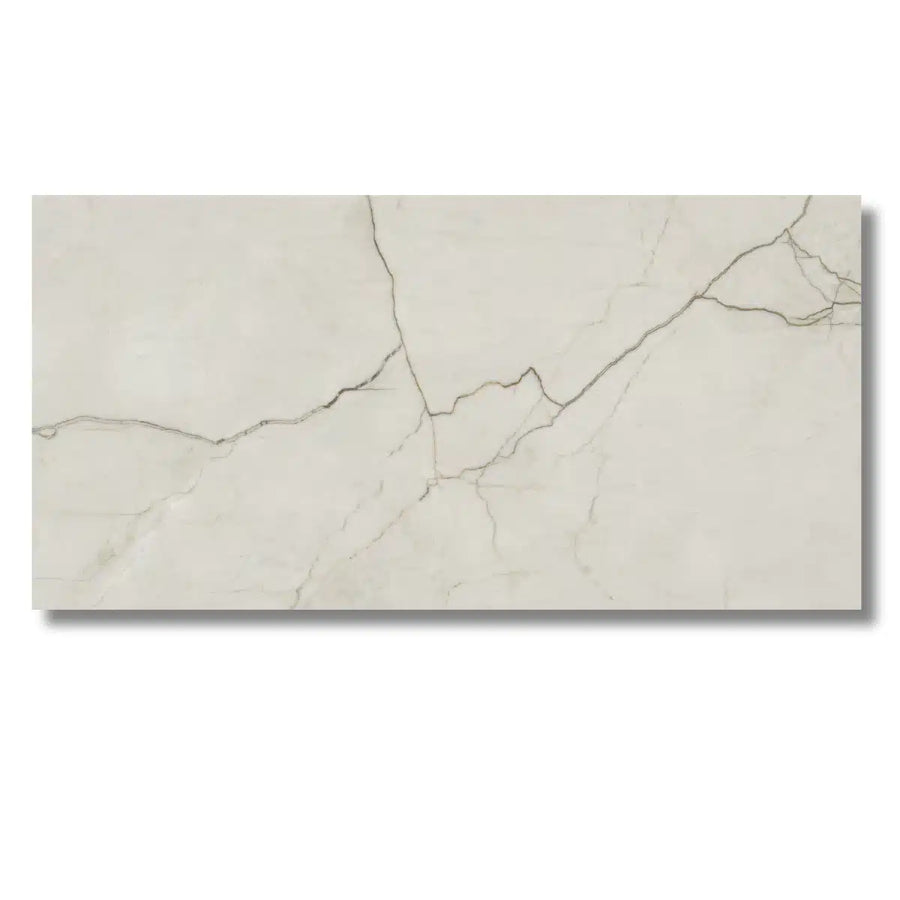 Ambois Lux 60X120 Luxury porcelain floor tile in soft marble finish