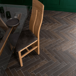 Brown porcelain tiles showing natural timber inspired grain