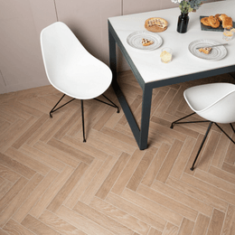 Matt finish porcelain tiles showing natural timber character