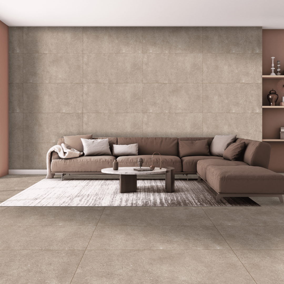 Angelic Dark grey porcelain stone effect wall and floor tiles