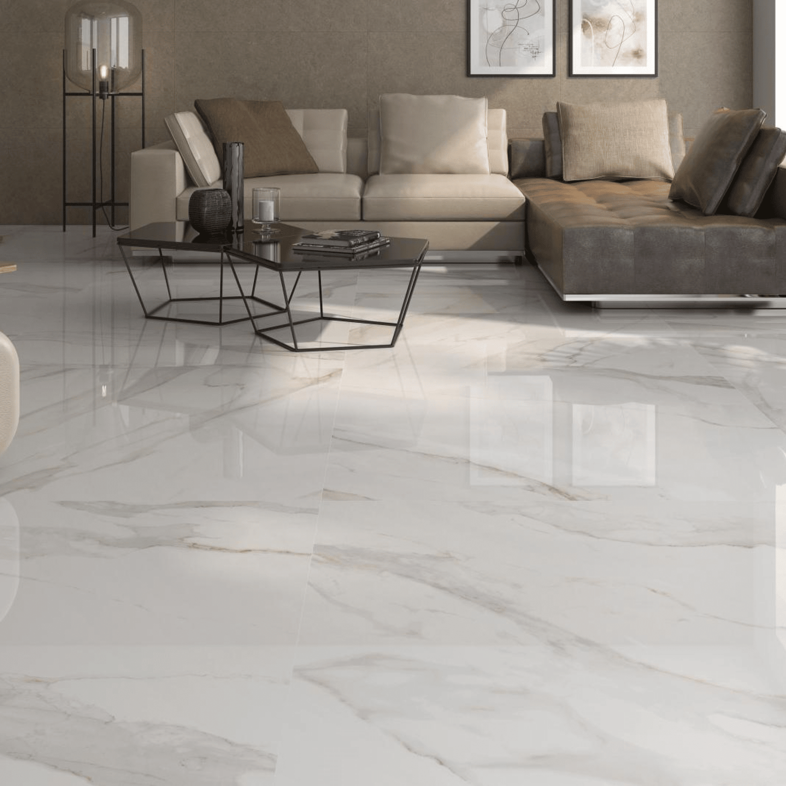 Apulia Gold porcelain tile design