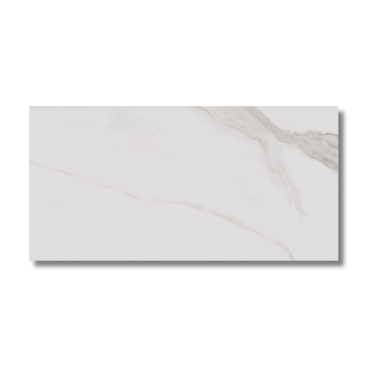 Golden polished porcelain surface