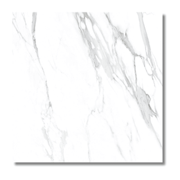 Elegant white porcelain tile with soft marble look finish