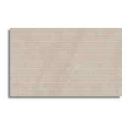 Soft cream ceramic matt tile for interior wall surfaces