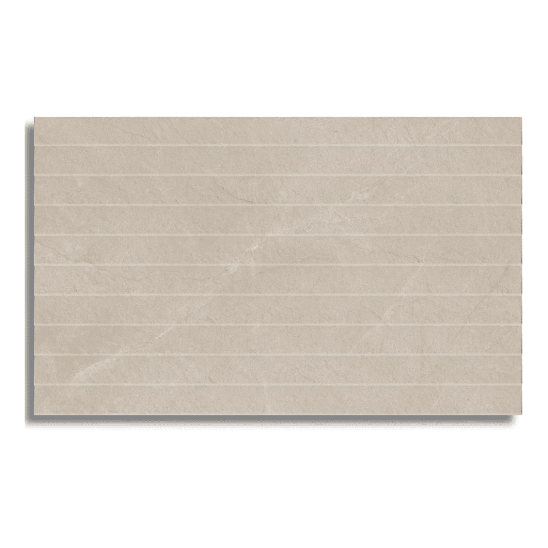 Artan Cream decorative ceramic wall tile with stone look