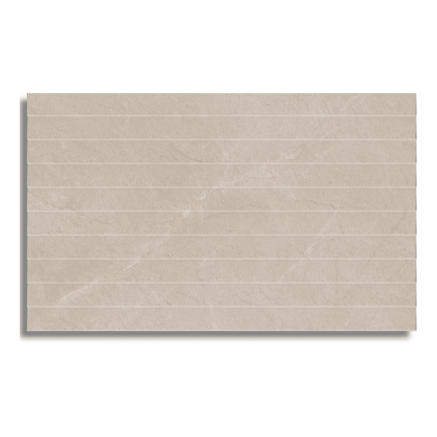 Artan Cream decorative ceramic wall tile with stone look