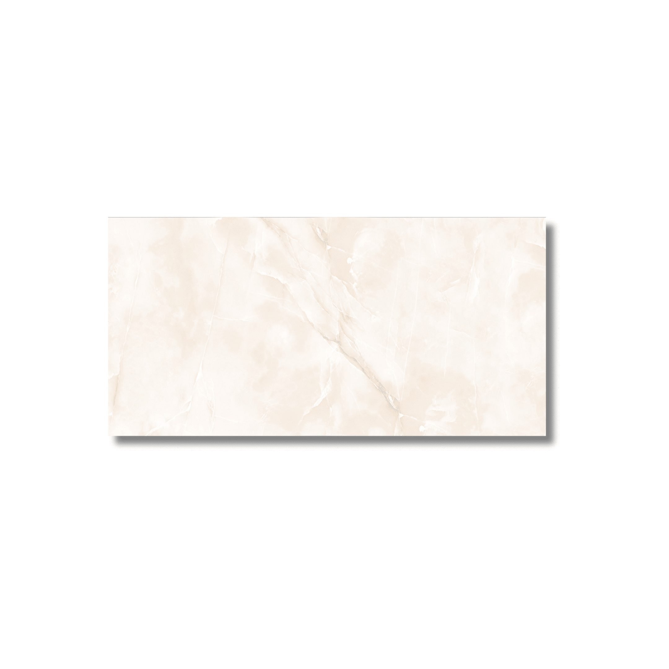 Beige Onyx gloss porcelain floor tile