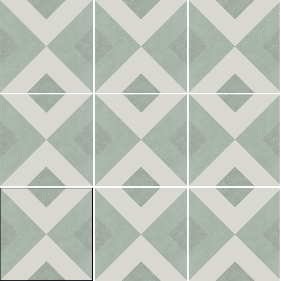 Porcelain Brienna Acqua tiles