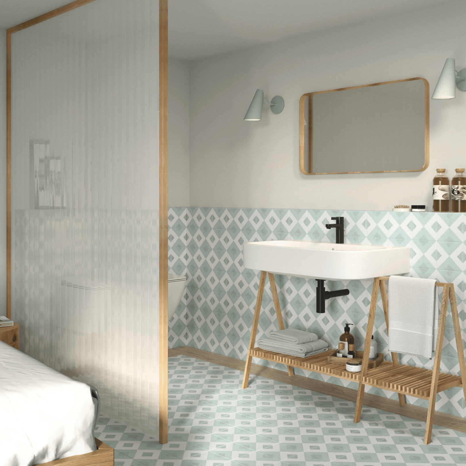 Brienna Acqua Spanish porcelain