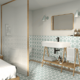 Brienna Acqua Spanish porcelain