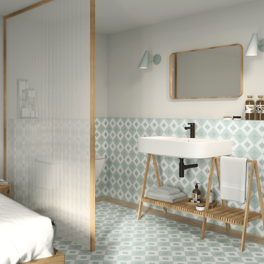 Brienna Acqua Spanish porcelain