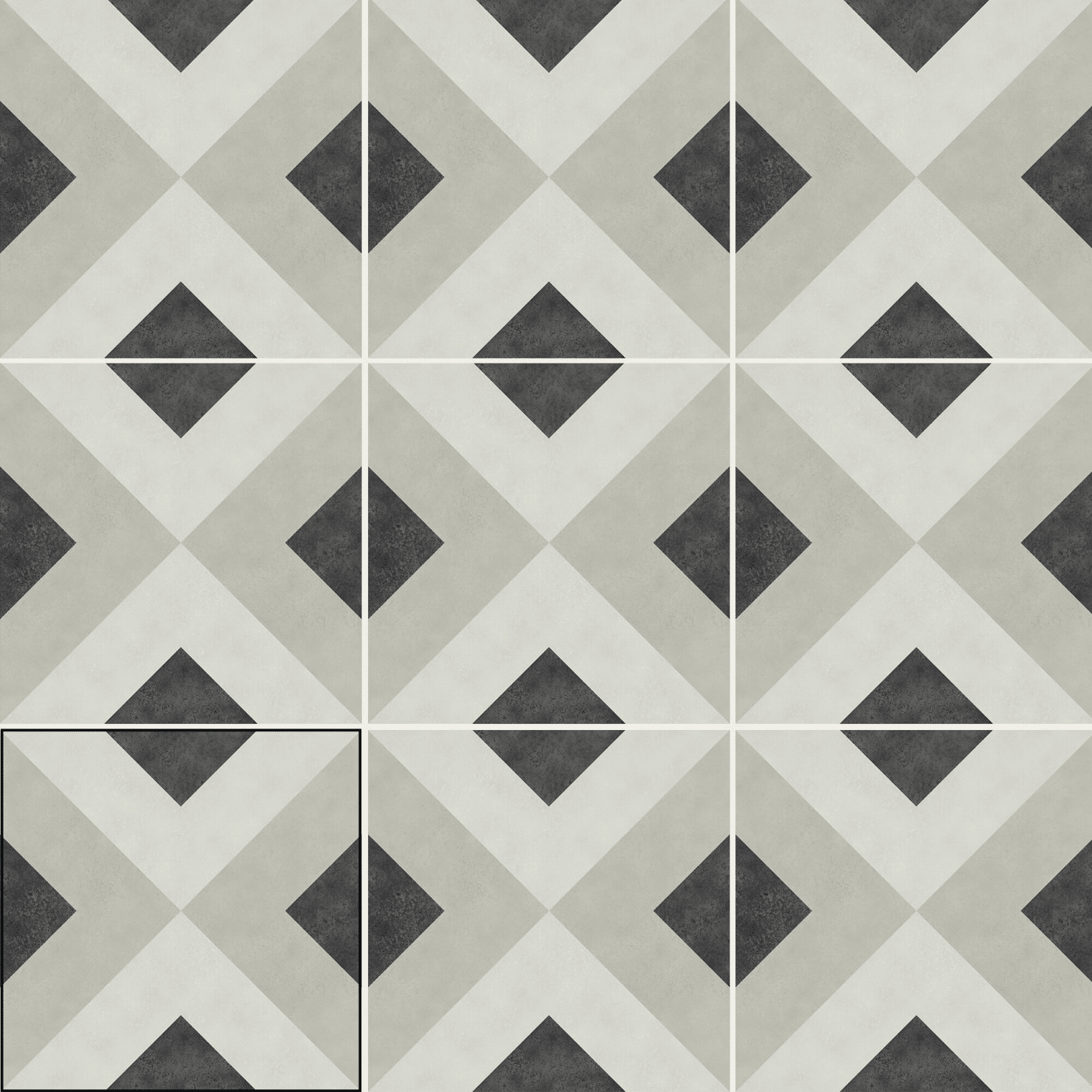 Porcelain Brienna Coal tiles