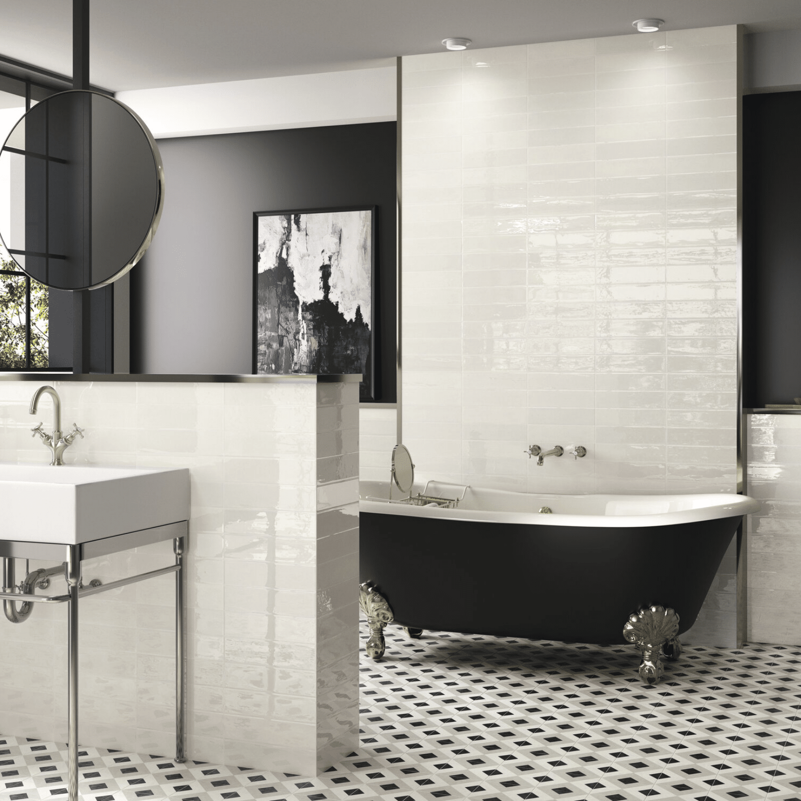 Brienna Coal Ape Grupo tiles