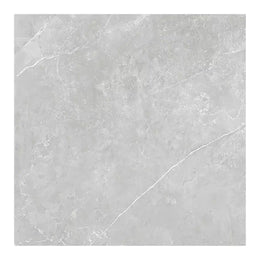 Butan Gris polished grey porcelain tile in contemporary bathroom
