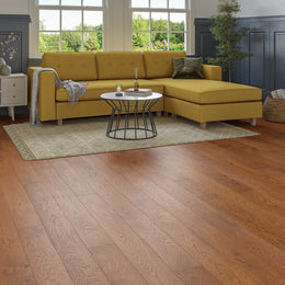 Northcote Natural Oak Engineered Wood Flooring in a room setting