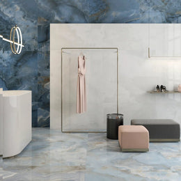 Oni Coral wall tile for bathroom interior