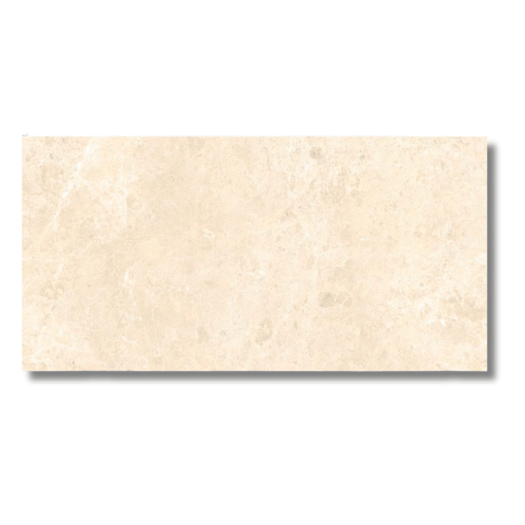 Neutral cream stone effect matt porcelain tile