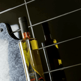 Glossy black ceramic brick tile for modern interior walls