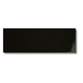 Glossy black ceramic brick tile for modern interior walls