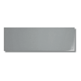 Grey ceramic brick metro tiles with glossy surface