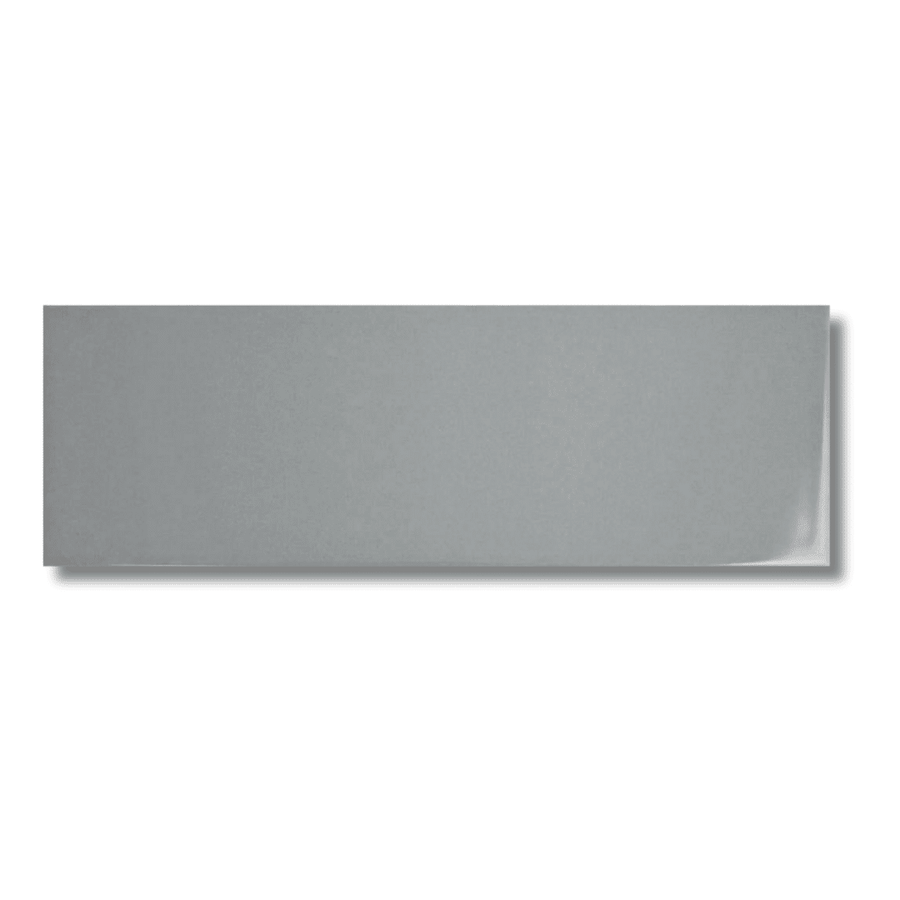 Gloss grey ceramic brick tile for interior walls