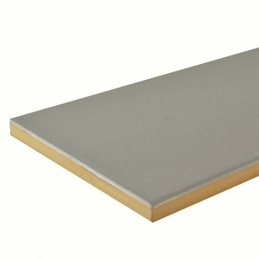 Gloss ceramic brick tiles in grey for wall interiors