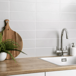 Metro effect grey ceramic tiles suitable for interior walls