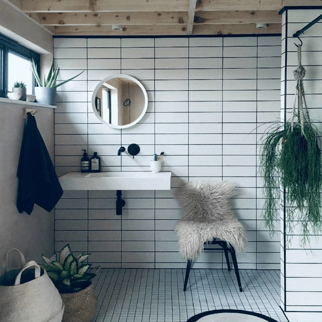 Classic white metro ceramic tile for wall design