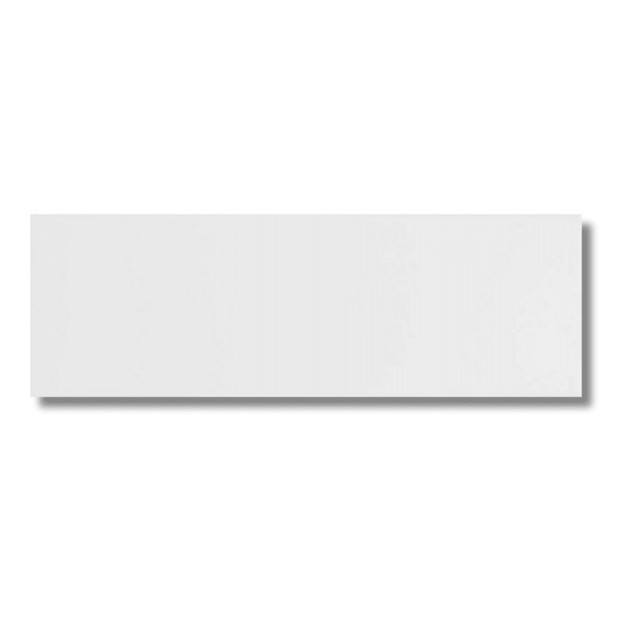 White ceramic metro effect tiles for interior walls