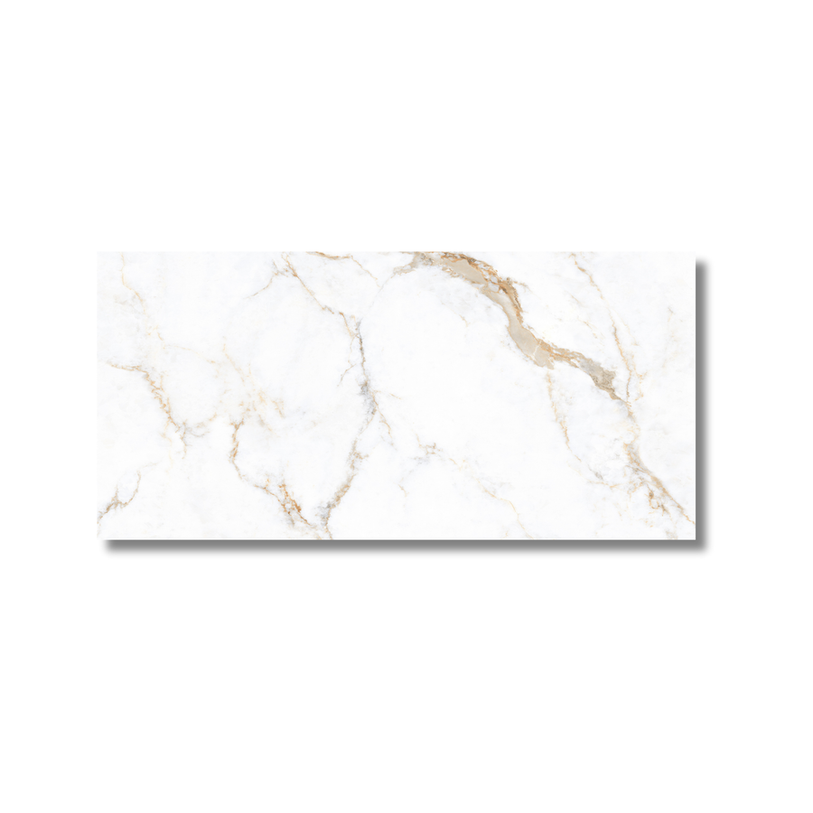 Calcatta gloss porcelain floor tile