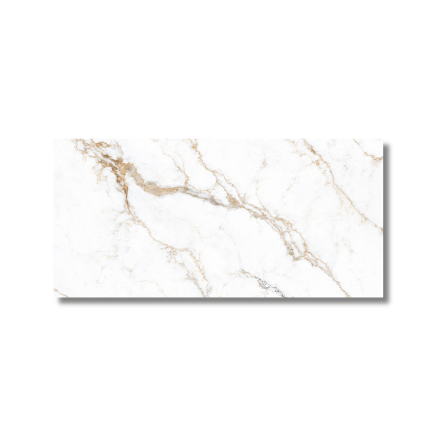 Marble effect Calcatta porcelain tile