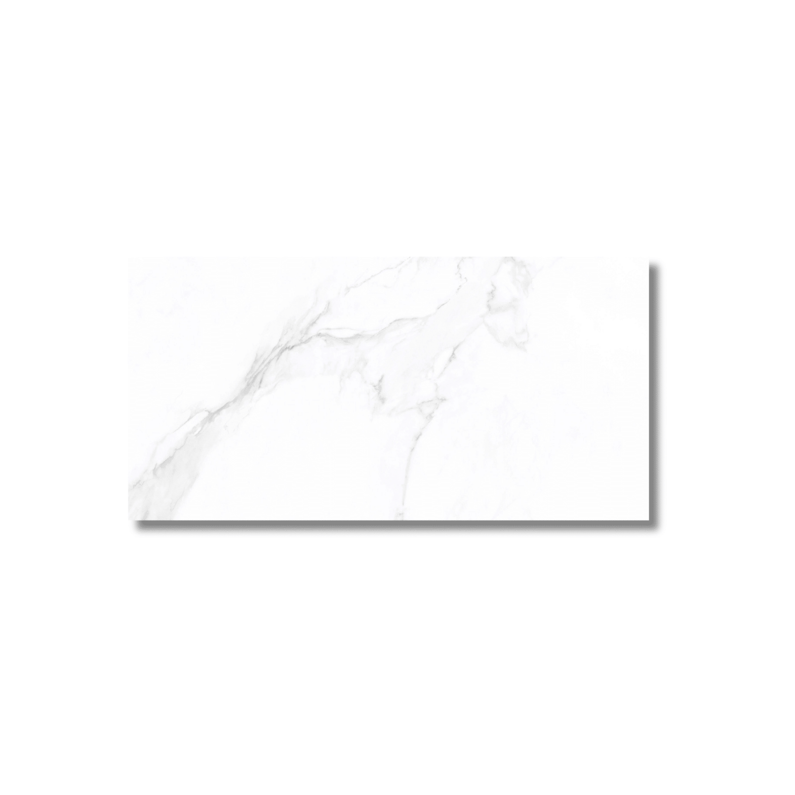 Large white porcelain floor tile Calipso