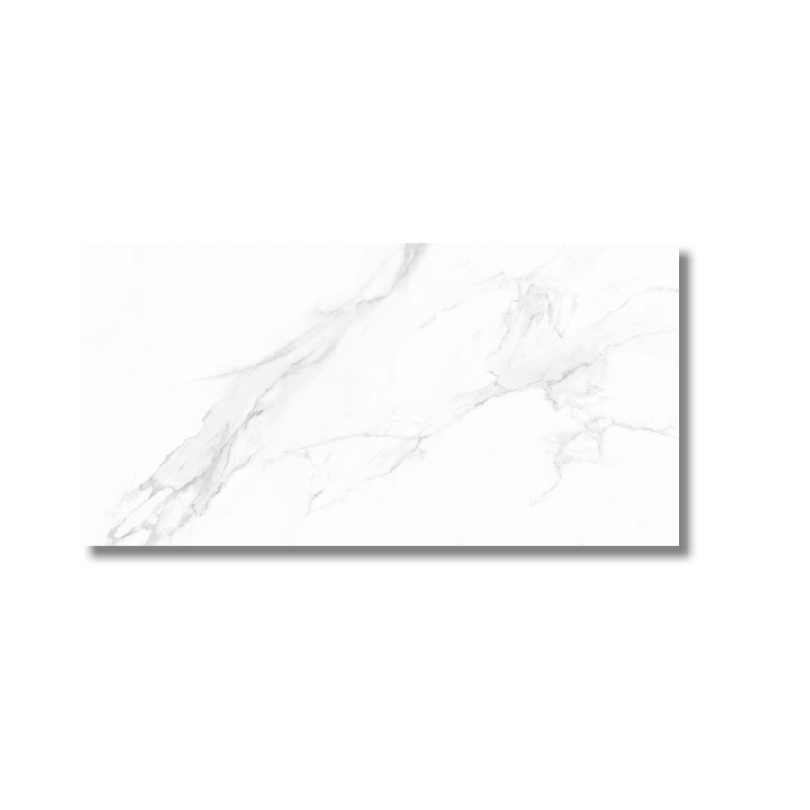 Calipso White porcelain floor tile 600x1200