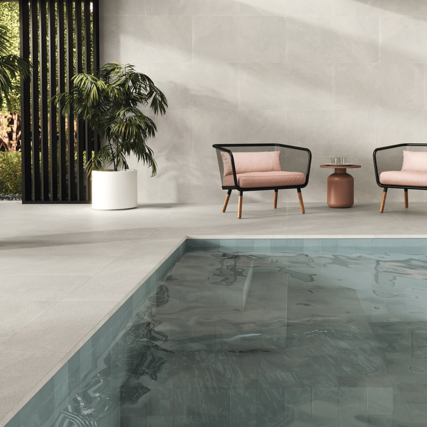 Contempero concrete effect tiles