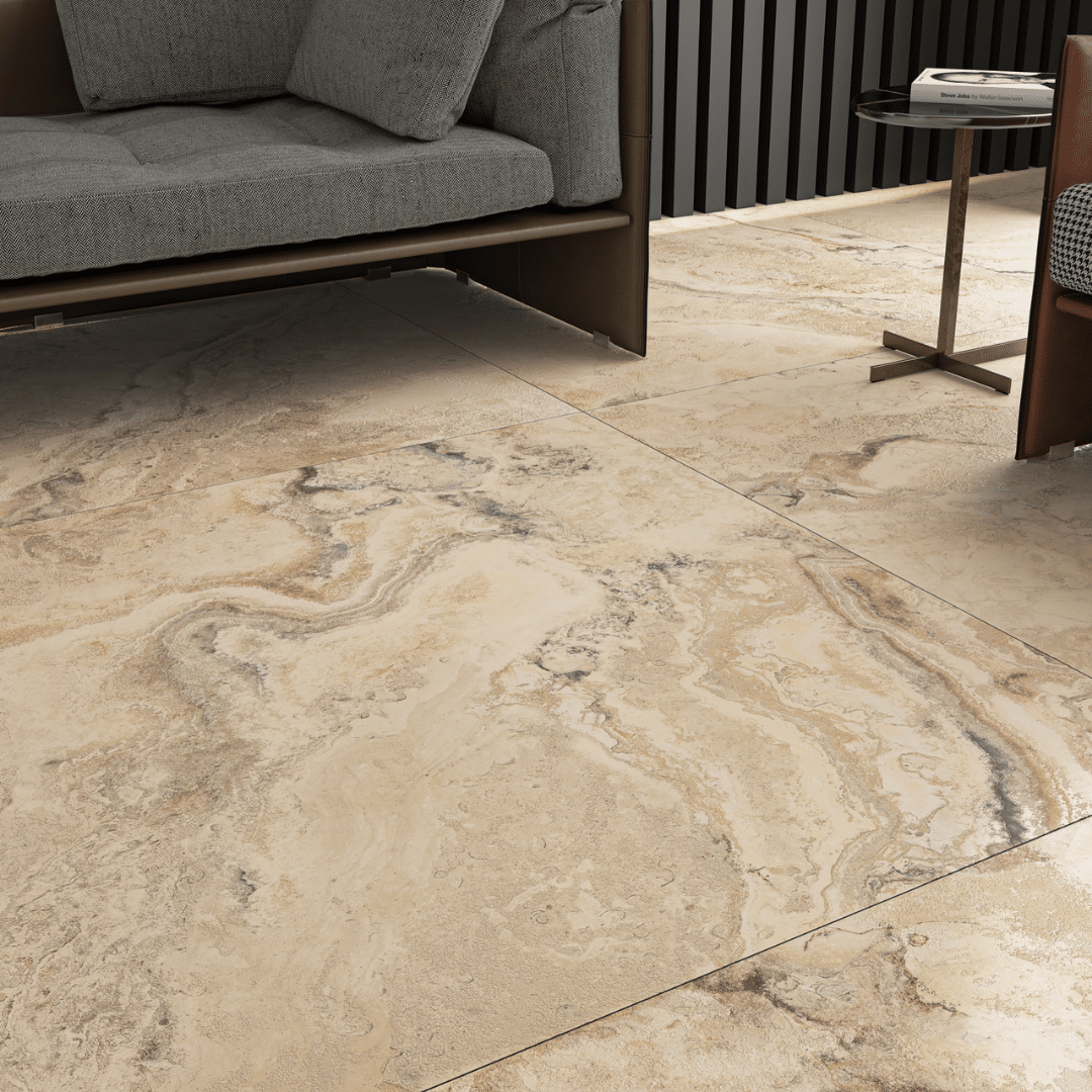 Candy Arena beige matt porcelain marble effect wall and floor tile