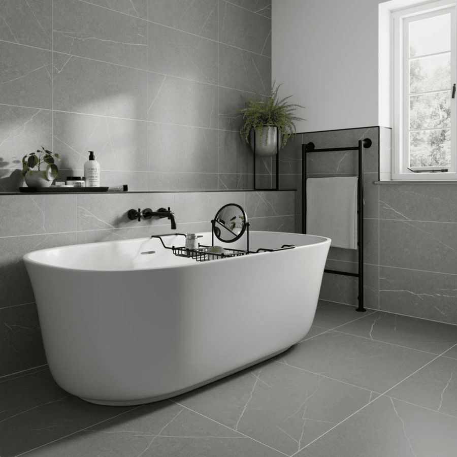 Durable Capri Grey Matt Ceramic Wall porcelain tiles