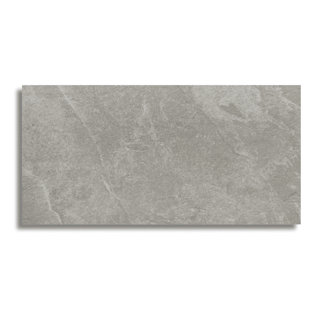 Green ceramic metro tiles with glossy reflective finish