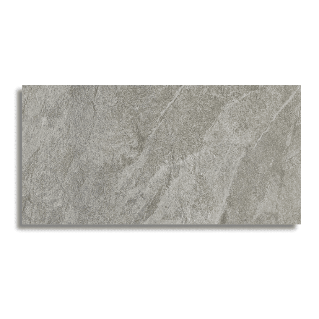 Elegant ivory matt porcelain tiles with stone appearance