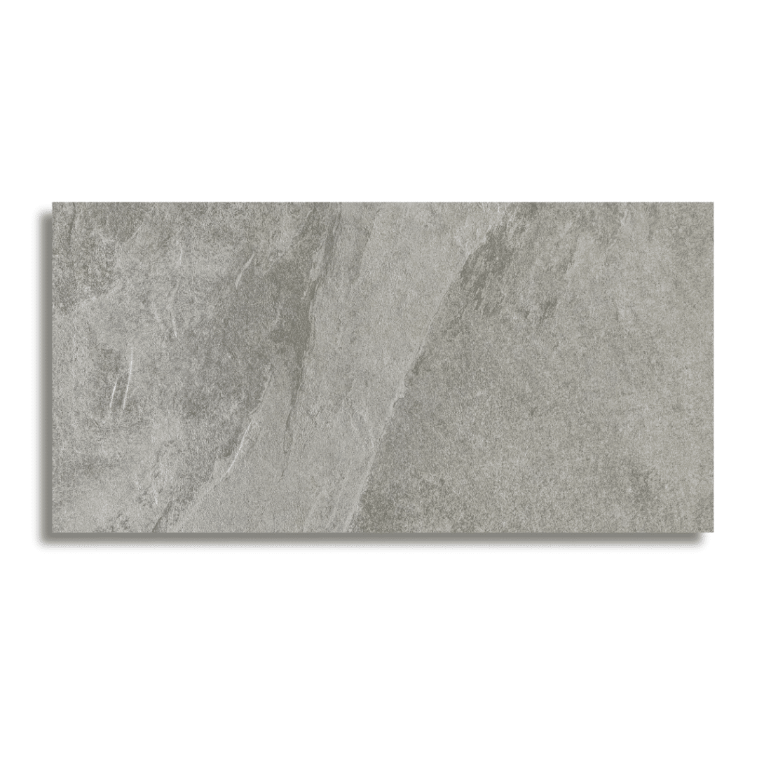 Elegant ivory porcelain tiles with modern stone effect