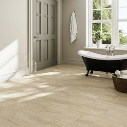 Ivory matt porcelain wall and floor tiles stone inspired