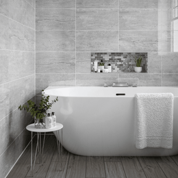 Castell Grey stone metal brick mosaic tile for wall