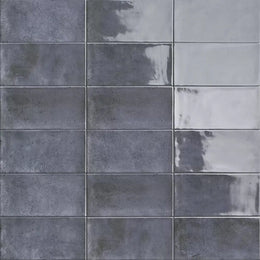Chiswick Azurro ceramic wall tile in gloss finish