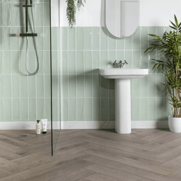 Wood inspired porcelain tiles for wall and floor
