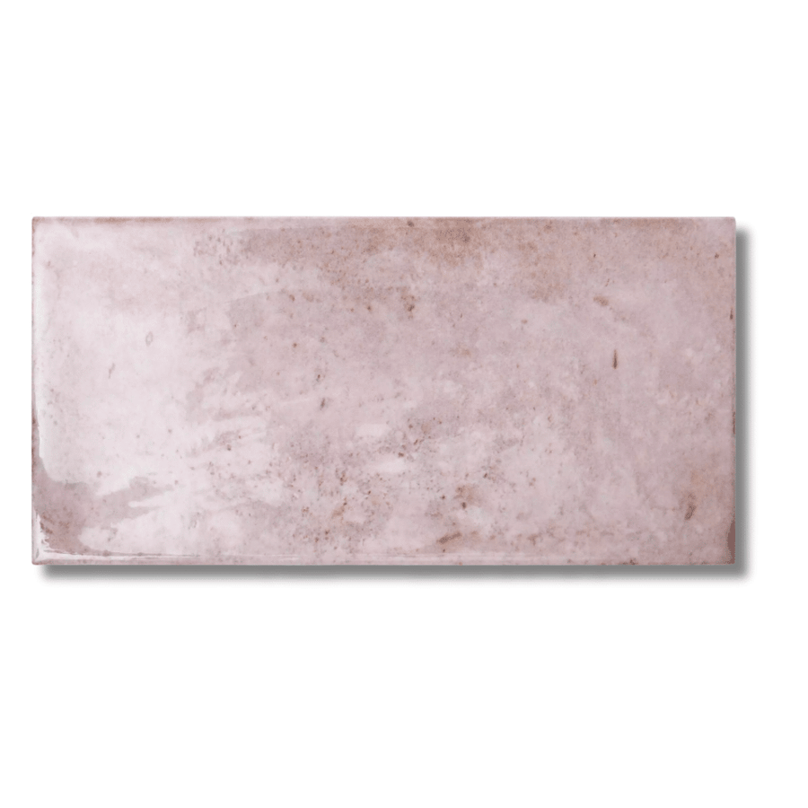 Gloss purple ceramic metro effect tile for interior walls