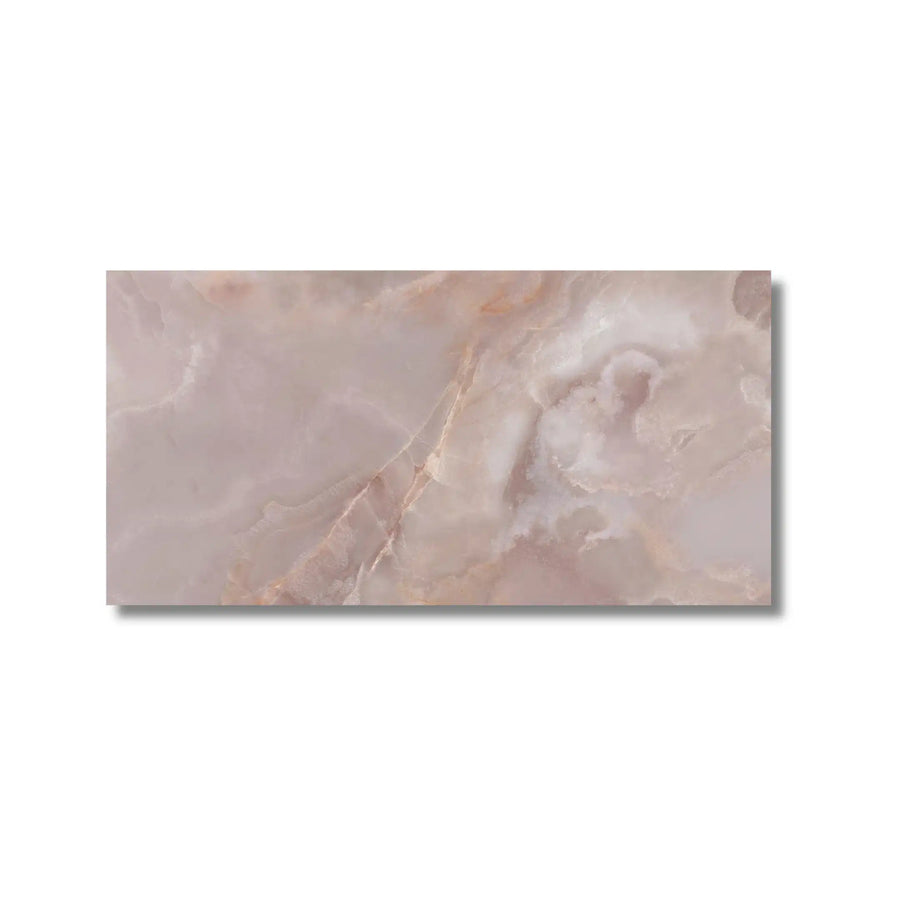 600x1200 mm Oni Coral porcelain tile installation