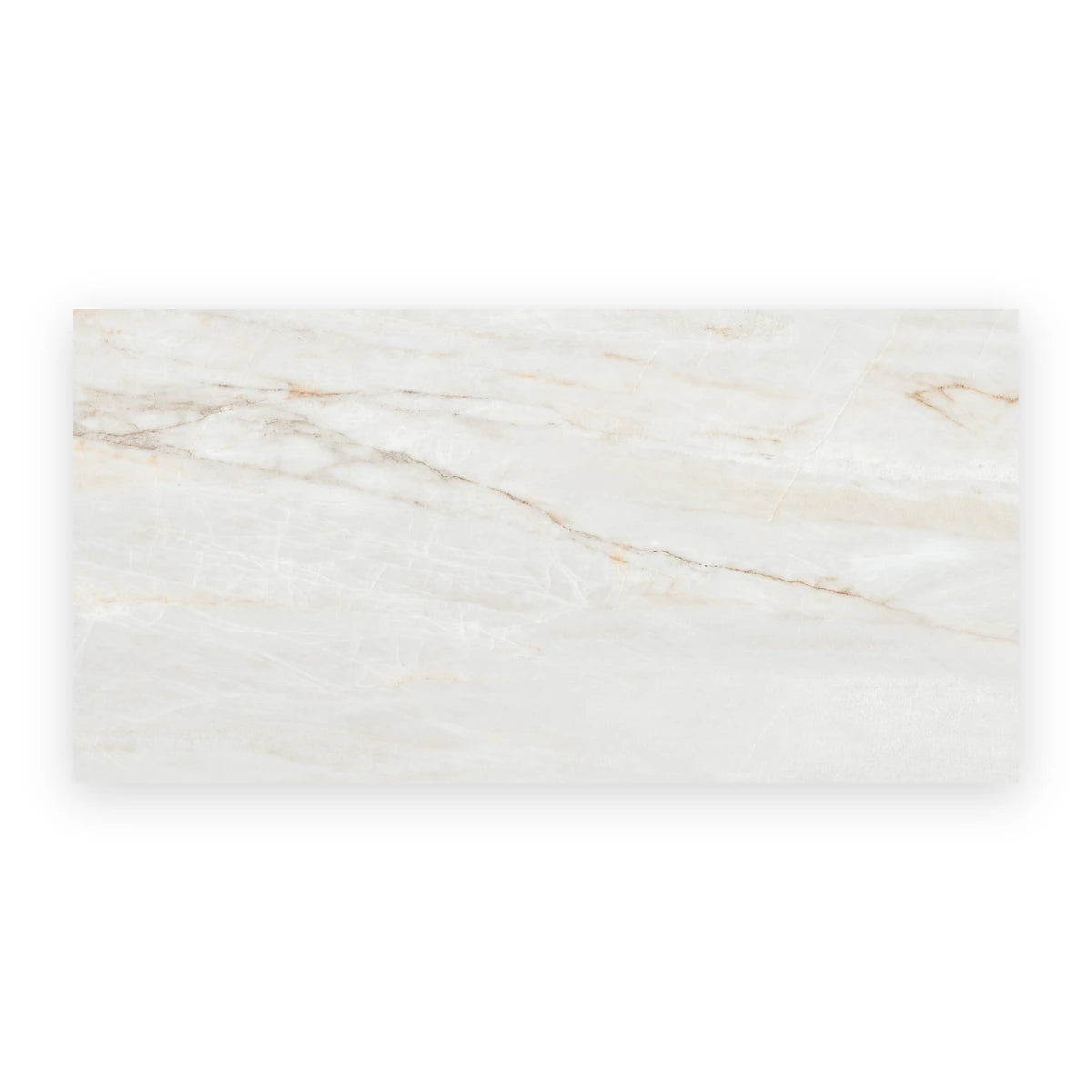 Beige porcelain tiles with luxurious onyx wall and floor finish